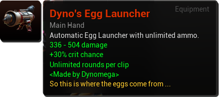 dyno's egg launcher weapon example