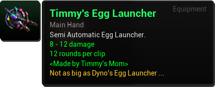 timmy's egg launcher weapon example